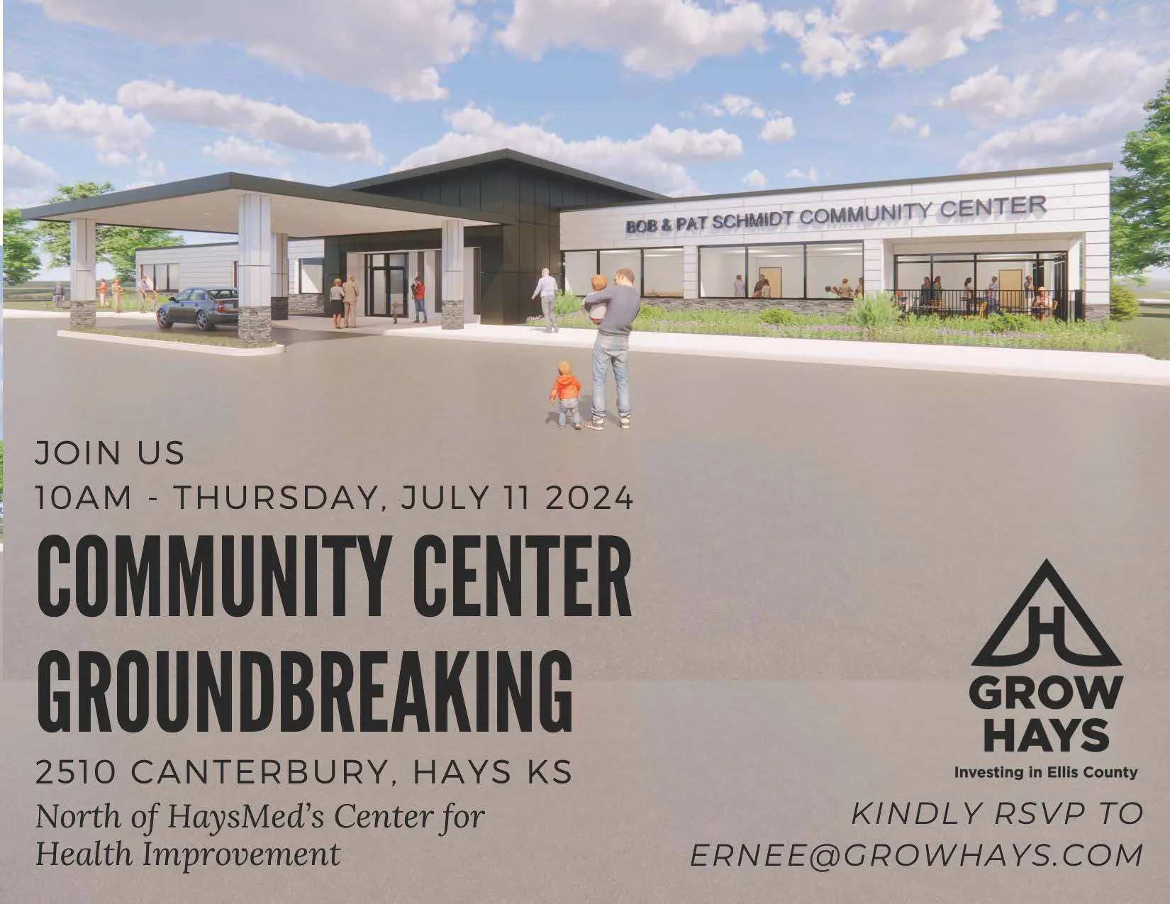 Community Center Groundbreaking - Grow Hays